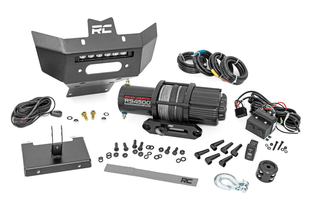 Winch Bumper | 4500-Lb Winch | Black Series LED | 6" Light | Can-Am Renegade 1000/Renegade 500  | 97071