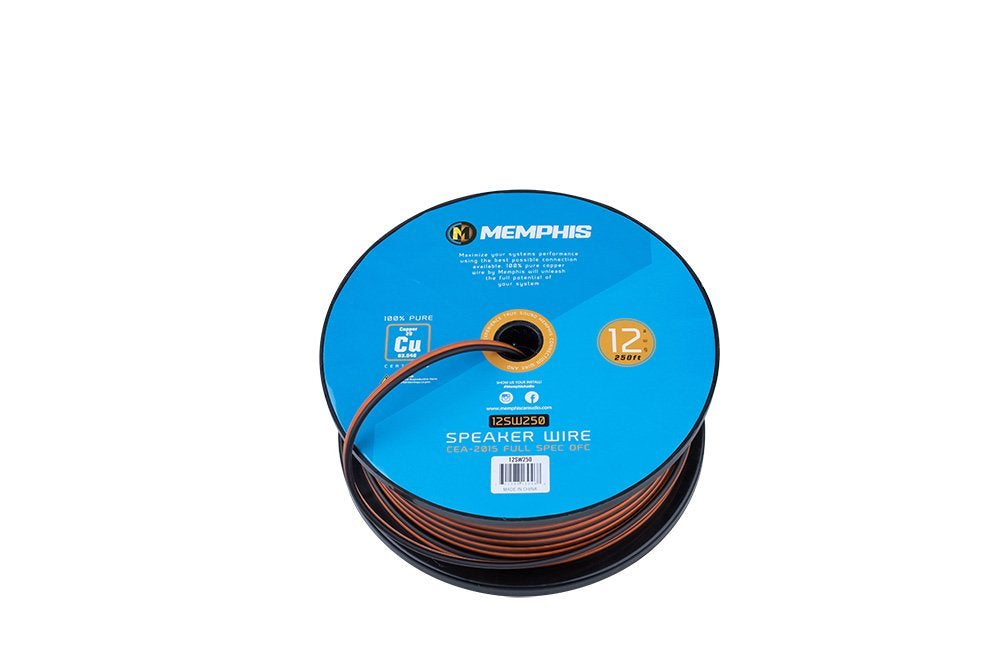 Memphis Audio | 12 Gauge 2 Conductor Speaker Wire 250 Ft. Spool