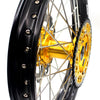 KKE 21 & 19 Wheels for Suzuki RMZ250 2007 RMZ450 2005-2025 Gold&Black