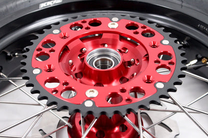 KKE 3.5 & 4.25 Supermoto Tires Rims Fit For HONDA CRF250X CRF450X 2005-2018