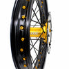 KKE 21 & 19 MX Wheels Rims for SUZUKI RMZ250 2007-2025 RMZ450 2005-2025 Black Spokes