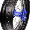 KKE 17inch Supermoto Wheels Set For YAMAHA WR250R 2008-2020 Blue Hub