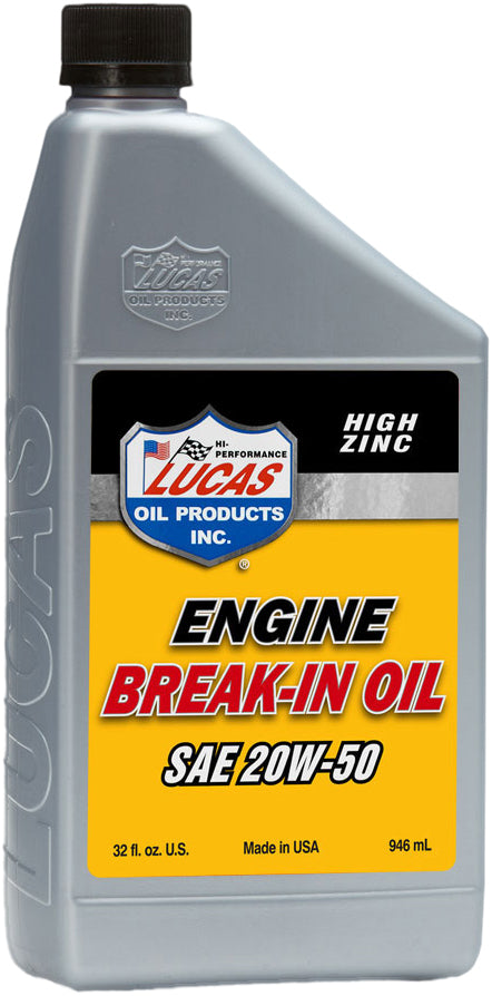 Lucas 20W50 Break-In Oil Quart - Part Number 10635