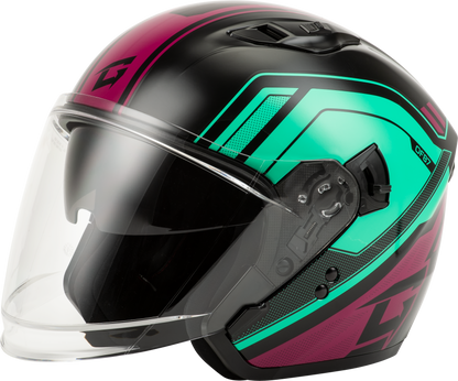 Of 87 Duke Helmet Black/Aqua/Coral Xl