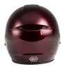 Of 2 Open Face Helmet Wine Red Sm
