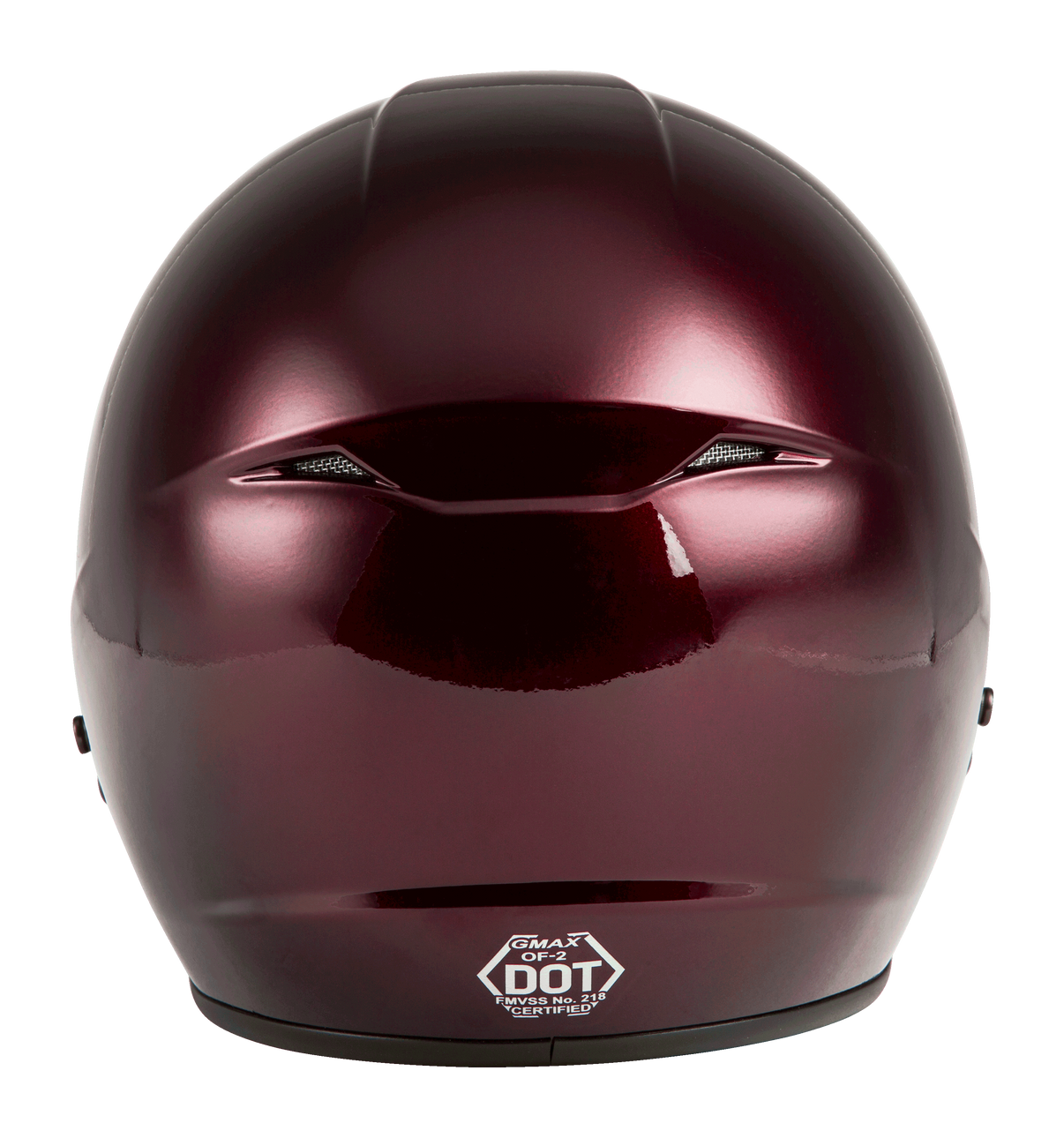 Of 2 Open Face Helmet Wine Red Xs