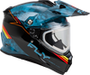 Trekker Cw Conceal Helmet Elec Shld Slate/Black/Red Sm