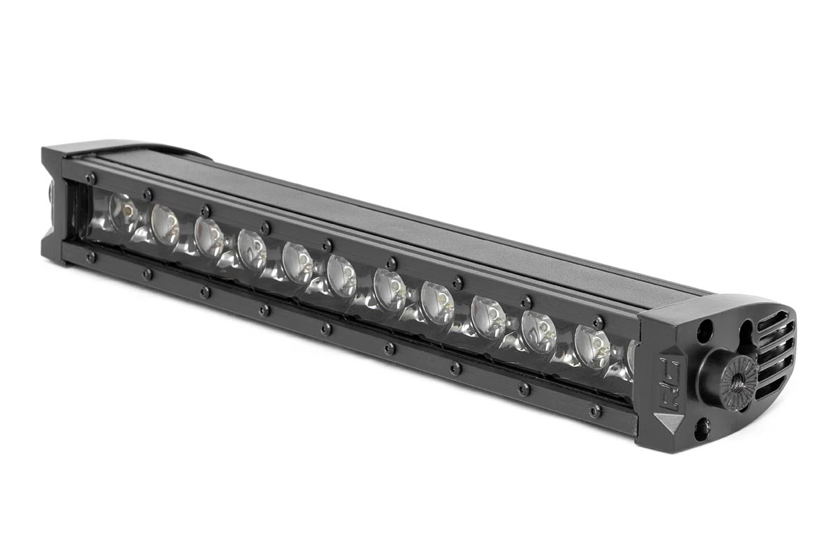 12 Inch Black Series LED Light Bar | Single Row | Amber DRL | 70712BLDRLA