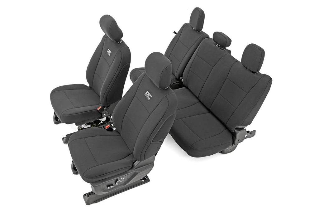 Seat Covers | FR Bucket and RR Bench | Ford F-150/Lightning/F-250/F-350 (15-25) | 91018