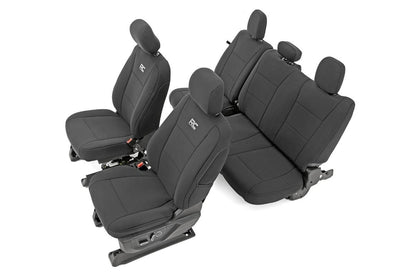 Seat Covers | FR Bucket and RR Bench | Ford F-150/Lightning/F-250/F-350 (15-25) | 91018
