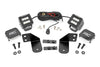 LED Light | RR Cage Mount | 2" Black Flood Pair | Polaris Ranger 1000/Ranger XP 900/1000 | 93145