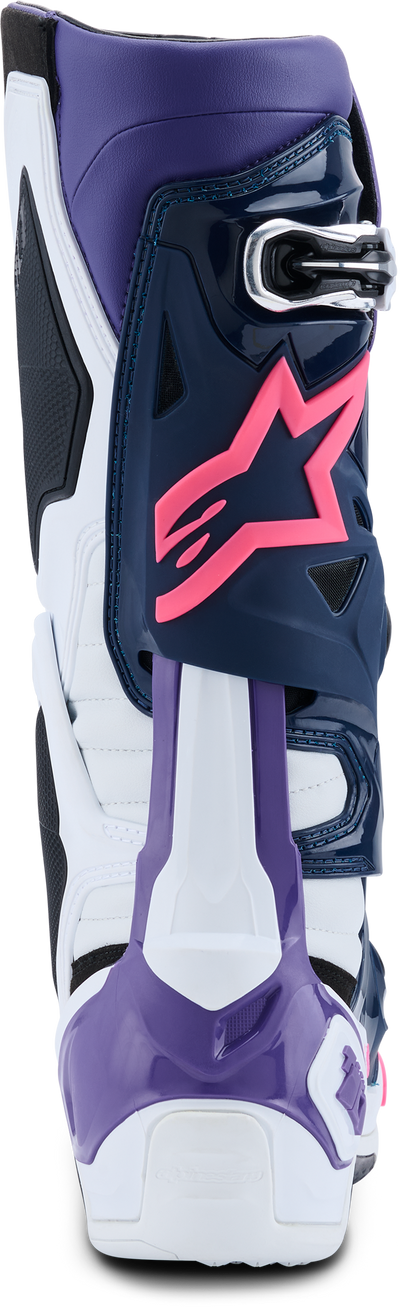 Tech 10 Wht/Violet/Nvy Bl/Pnk Fl 8