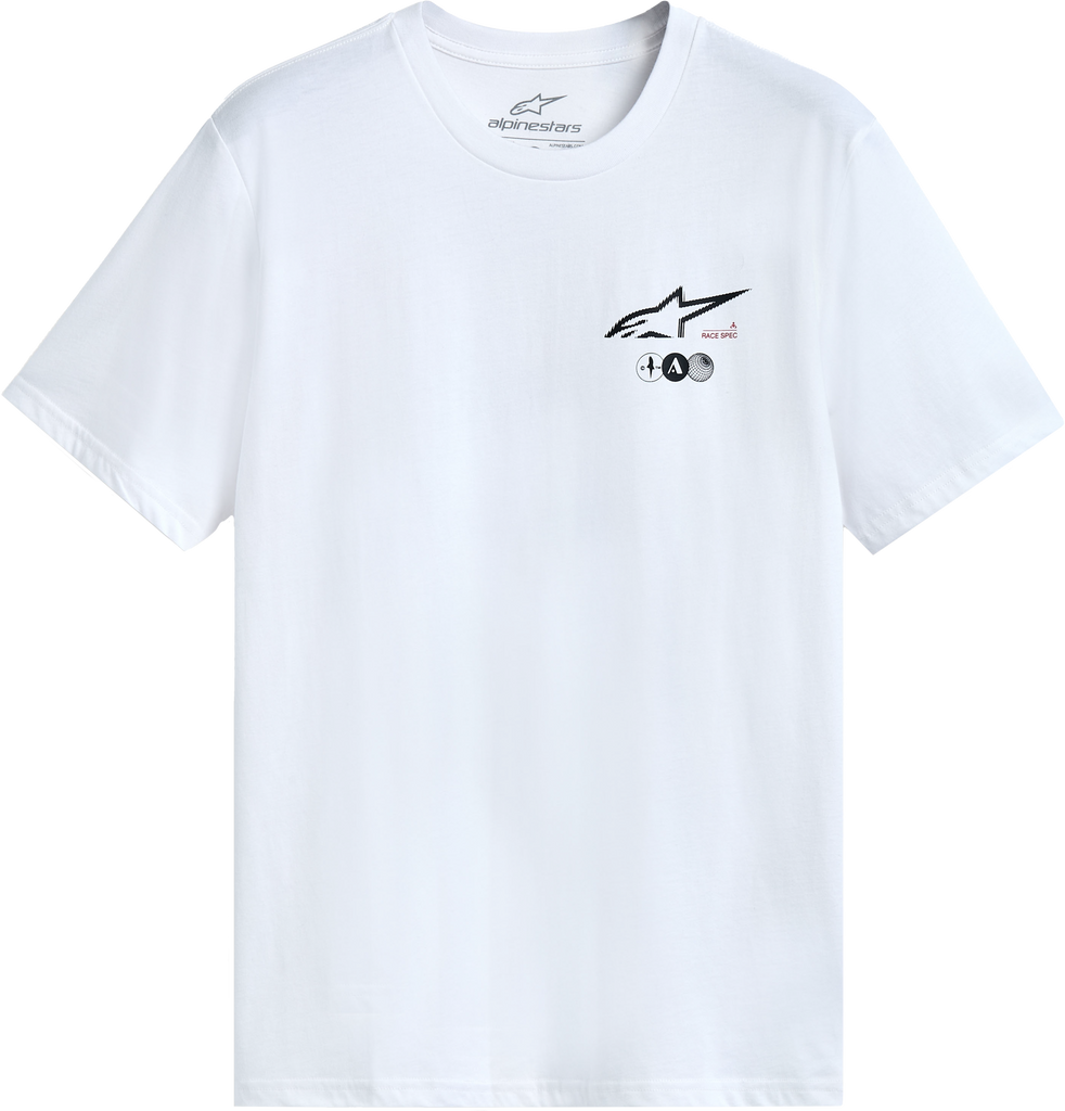 Asym Ss Csf Tee White Md