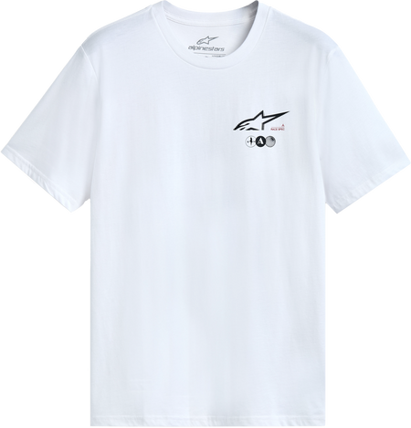 Asym Ss Csf Tee White Md