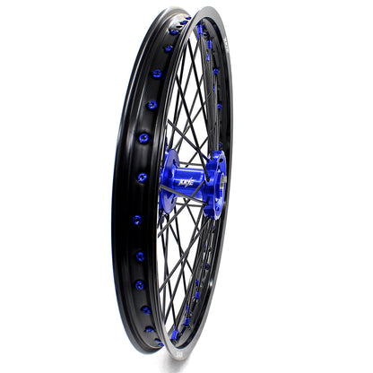 KKE 1.6*21 & 2.15*18 Enduro Spoked Wheels Set For SUZUKI DRZ400SM 2005-2024