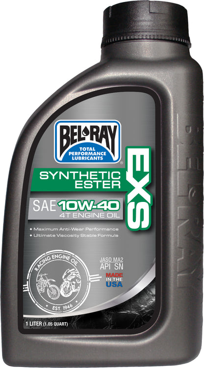 BEL-RAY EXS Full Synthetic Ester 4T Engine Oil 10W-40 1L - Part Number 99161-B1LW