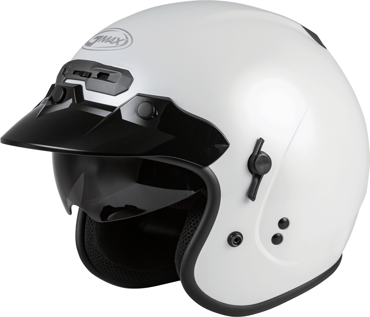 Gm 32 Open Face Helmet Pearl White 3x