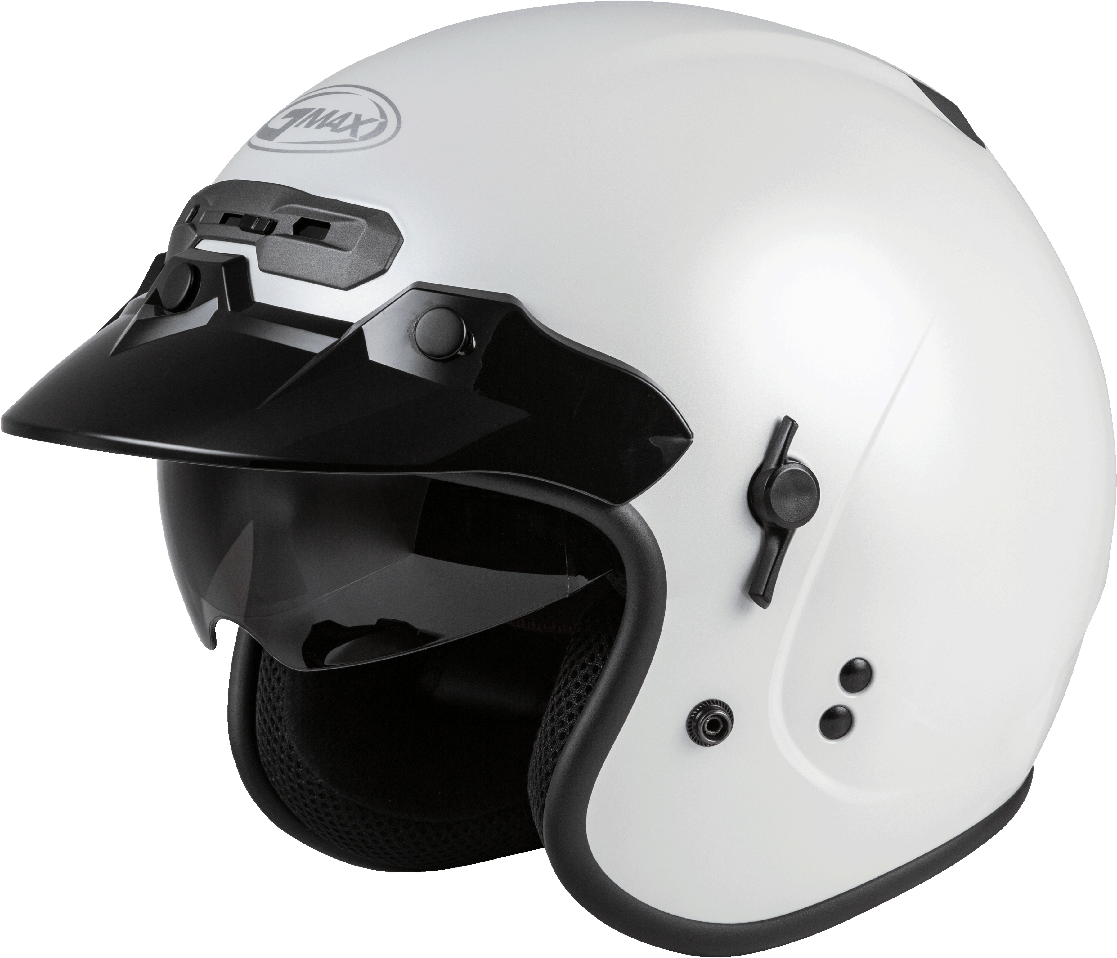 Gm 32 Open Face Helmet Pearl White 3x