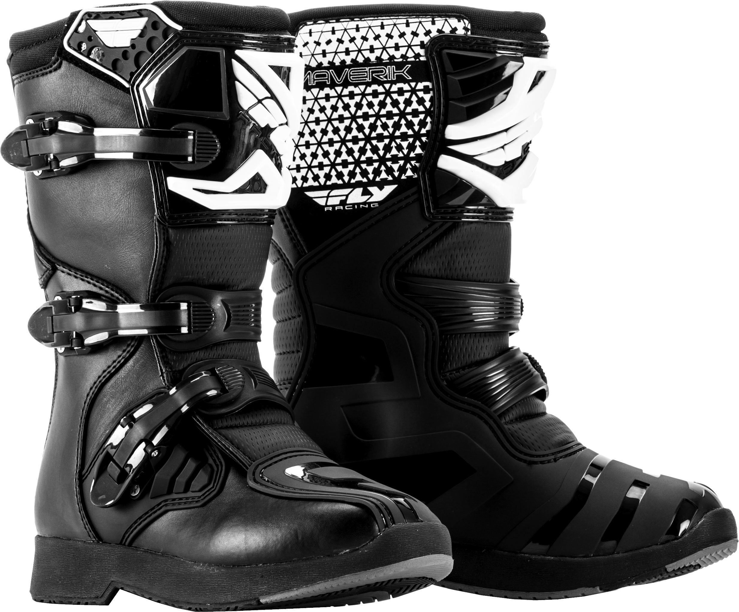 Youth Maverik Boots Black Sz 05