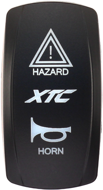 XTC Power Products SW00-00132037 Dash Switch Rocker Face for Hazard/Horn