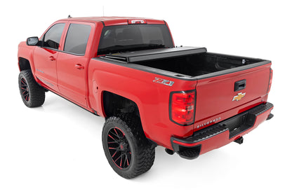 Hard Tri-Fold Flip Up Bed Cover | 5'9" Bed | Chevy/GMC 1500 (14-18 & Classic) | 49119551