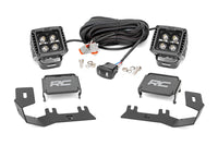 LED Ditch Light Kit | 2in Black Pair | Amber DRL | Chevy/GMC 1500 (14-18 & Classic) | 71055