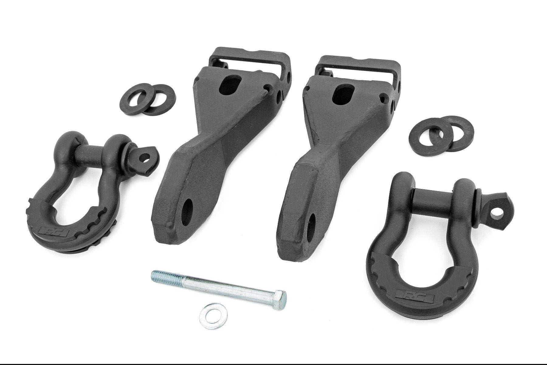 Tow Hook Brackets | D-Ring Combo | Chevy Silverado 1500 2WD/4WD (2014-2018 & Classic) | RS170