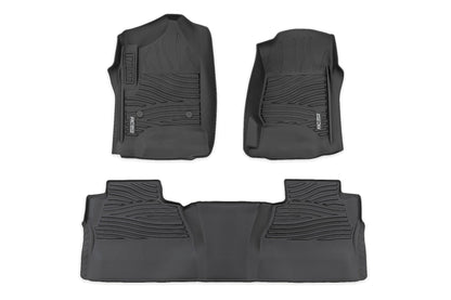 Flex-Fit Floor Mats | FR & RR | FR Bucket | Crew | Chevy/GMC 1500/2500HD/3500HD 2WD/4WD | FF-21413