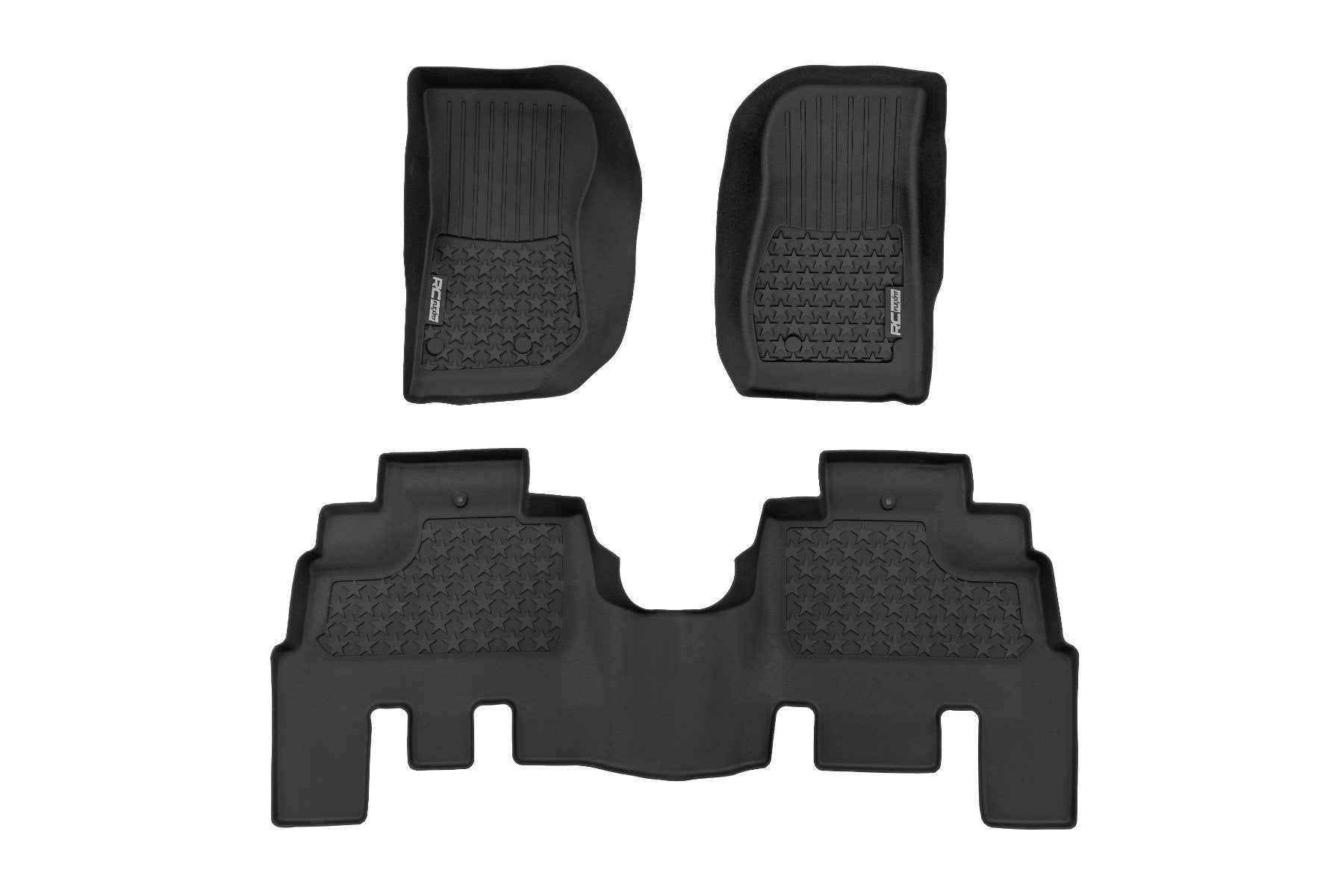 Floor Mats | FR & RR | 4 Door | Jeep Wrangler Unlimited 4WD (2014-2018) | FF-61412