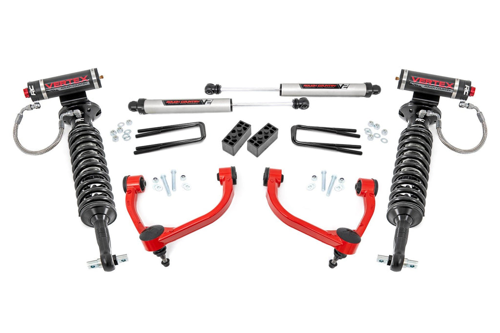 3 Inch Lift Kit | UCAs | Vertex/V2 | Ford F-150 4WD (2014-2020) | 54557RED