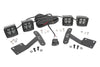 LED Light Kit | Ditch Mount | Dual 2" Black Pairs | Amber DRL | Toyota Tundra (14-21) | 70838