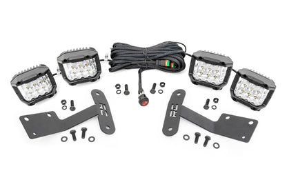 LED Light Kit | Ditch Mount | 3" OSRAM | Wide | Toyota Tundra 2WD/4WD (14-21) | 70839