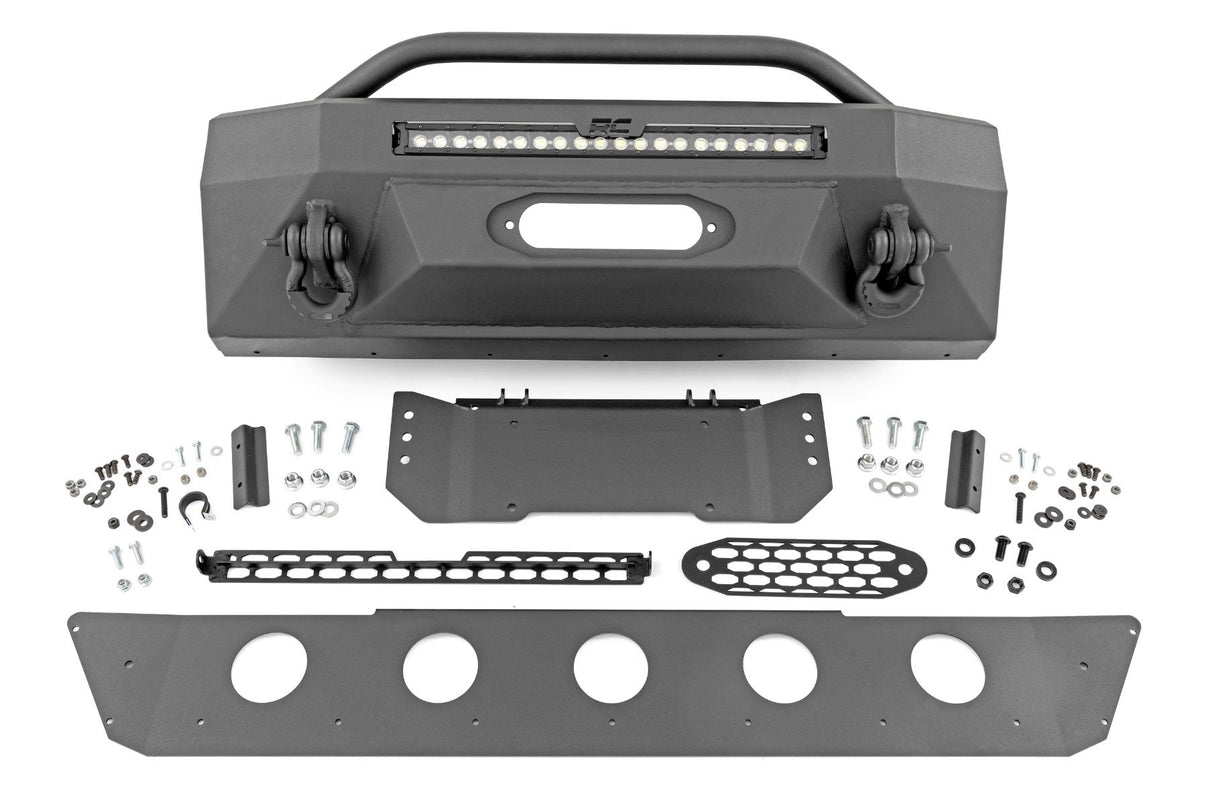 Front Bumper | Hybrid | 20" Blk DRL | Toyota 4Runner 2WD/4WD (2014-2024) | 10745