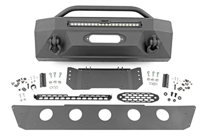 Front Bumper | Hybrid | 20" Blk LED | Amber | Toyota 4Runner 2WD/4WD (14-24) | 10746