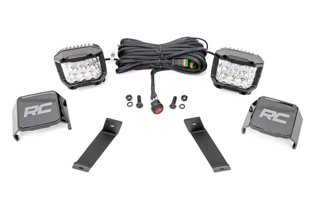 LED Light Kit | Ditch Mount |  3" OSRAM | Wide | Jeep Cherokee KL (14-21) | 70082