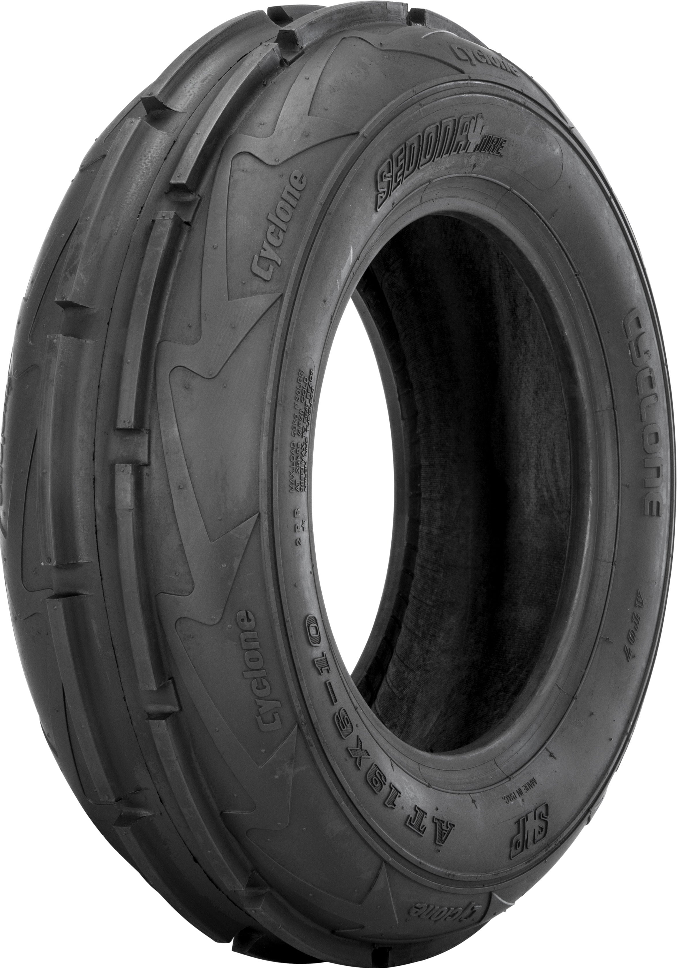 Tire Cyclone Rib 19x6 10 Bias 4pr Lr130lbs