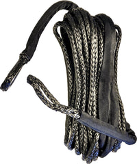 Synthetic Winch Rope 3/16" Diameter X 50 Ft. Black
