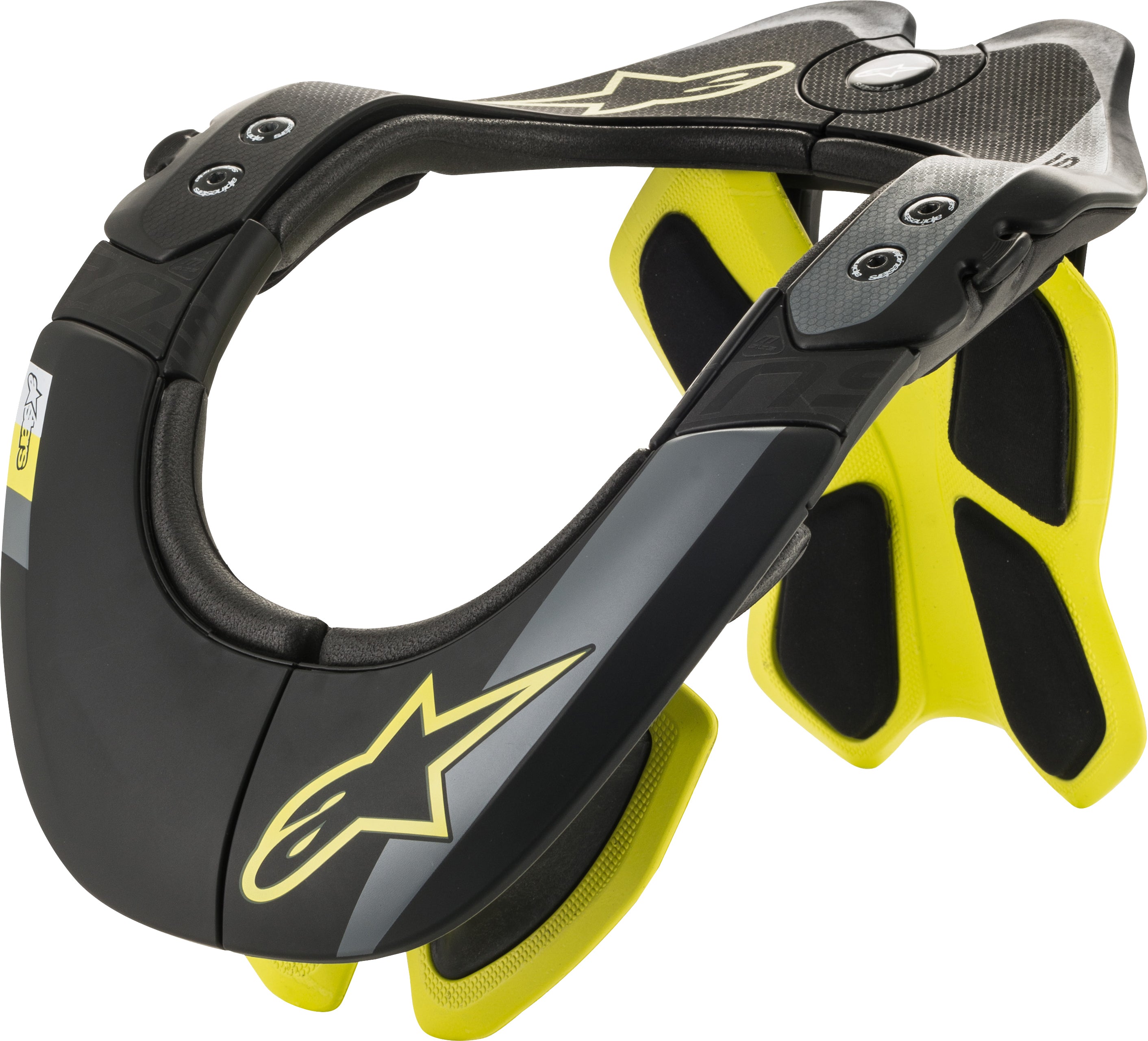 Bns Tech 2 Neck Support Black/Yellow Xs Md