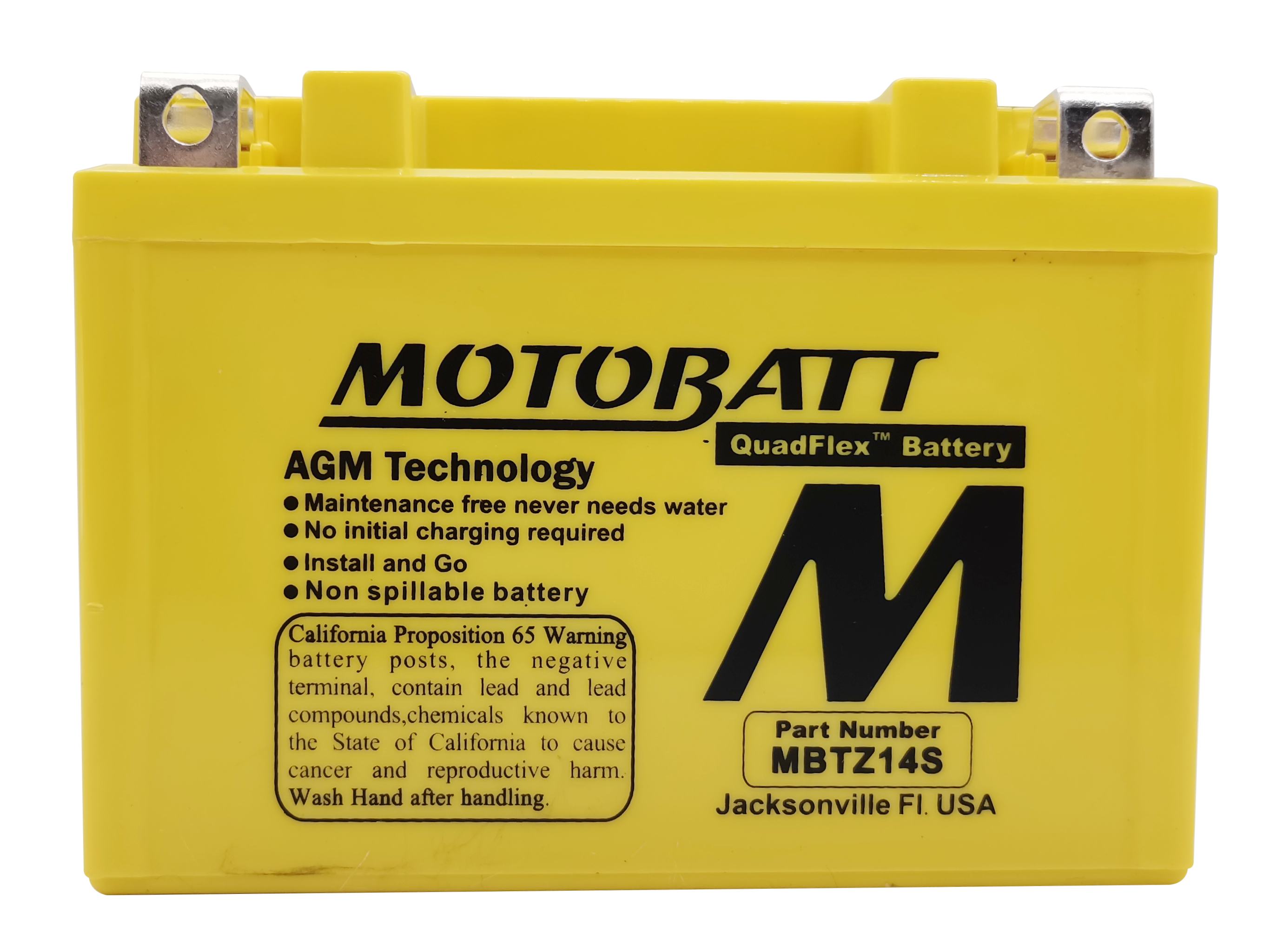 Battery Mbtz14s Sealed Factory Activated