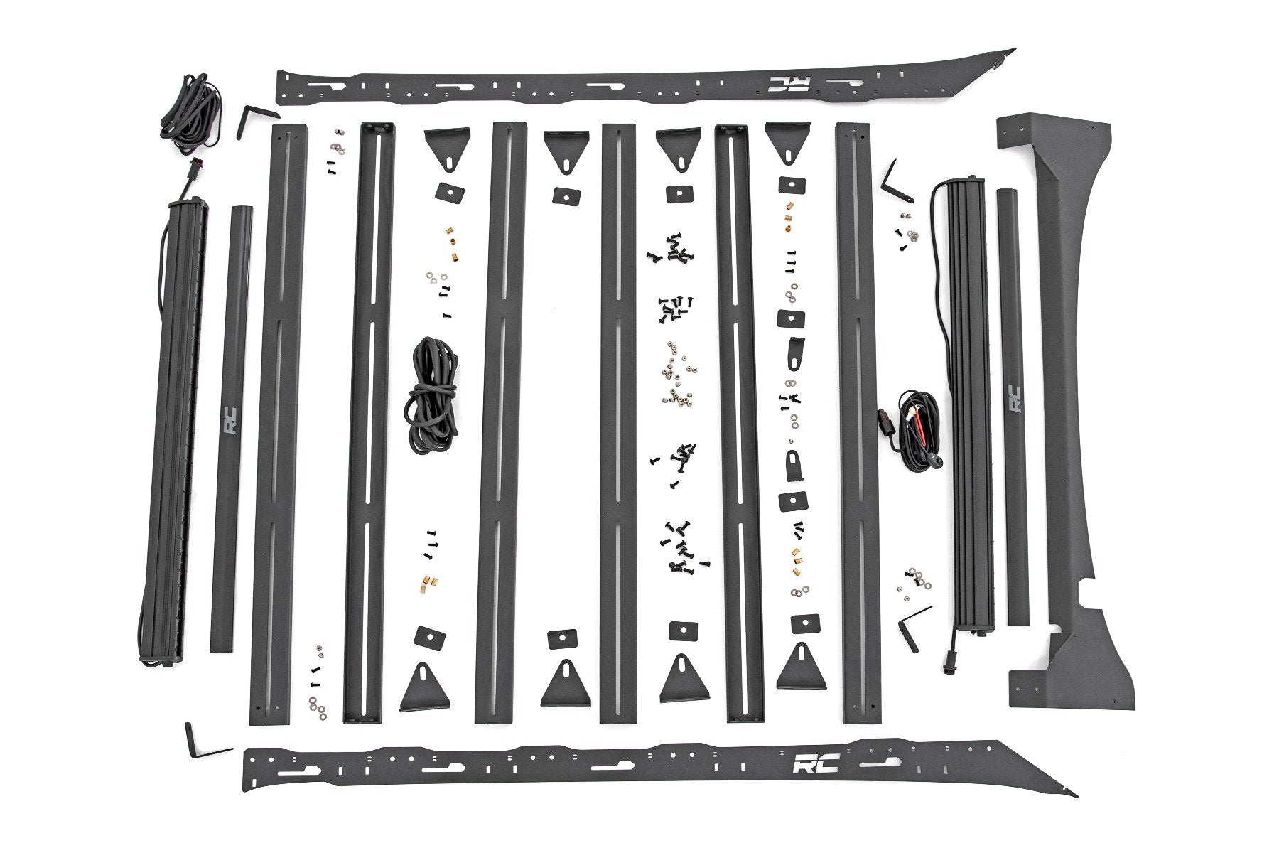 Roof Rack | FR & RR 40 Inch Single Row BLK LEDs | Ford F-150 2WD/4WD (15-18) | 51022