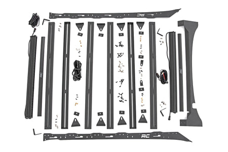 Roof Rack | FR & RR 40 Inch Single Row BLK LEDs | Ford F-150 2WD/4WD (15-18) | 51022