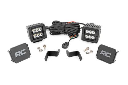 LED Light Kit | Ditch Mount | 2" Black Pair | Spot | Ford F-150 (15-25)/F-150 Lightning (22-25)  | 71028