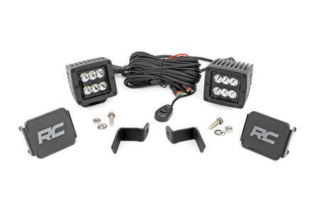 LED Light Kit | Ditch Mount | 2" Black Pair | Spot | Ford F-150 (15-25)/F-150 Lightning (22-25)  | 71028
