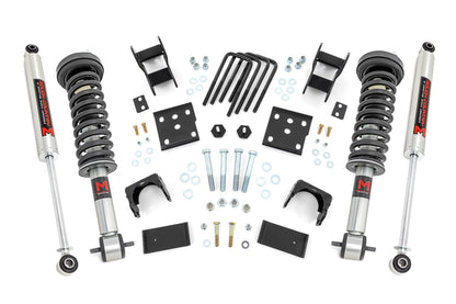 Rough Country | 2 Inch Lowering Kit | 4 Inch Rear Lowering | M1 | Ford F-150 4WD (2015-2026) | 47540