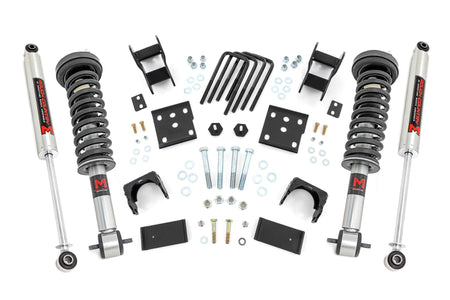 Rough Country | 2 Inch Lowering Kit | 4 Inch Rear Lowering | M1 | Ford F-150 4WD (2015-2026) | 47540