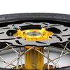 KKE 3.5 & 4.25*17inch Supermoto Rims Tires for SUZUKI RMZ250 2007-2025 RMZ450 2005-2025 Gold