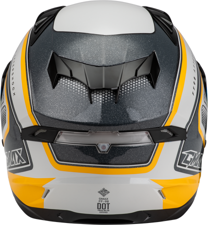 Ff 98 Aftershock Helmet White/Metallic Silver Lg