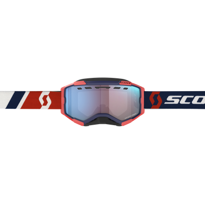 Fury Snowcross Goggle Red/ Blue Enhancer Blue Chrome