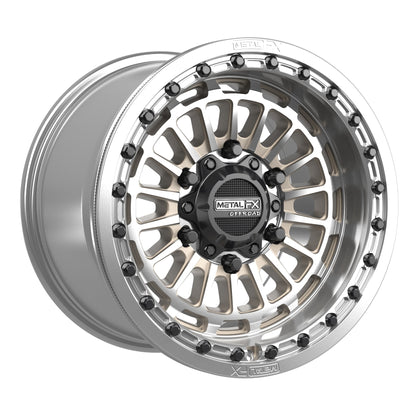 Metal FX Delta 6R Beadlock 15x7 +38mm Sedona Rock-A-Billy kit