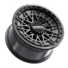 Alpha 6R Beadlock | Satin Black w/ Gloss Black Ring